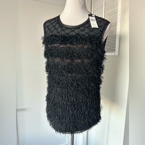 New Bcbgmaxazeria fashion top, black , M/L